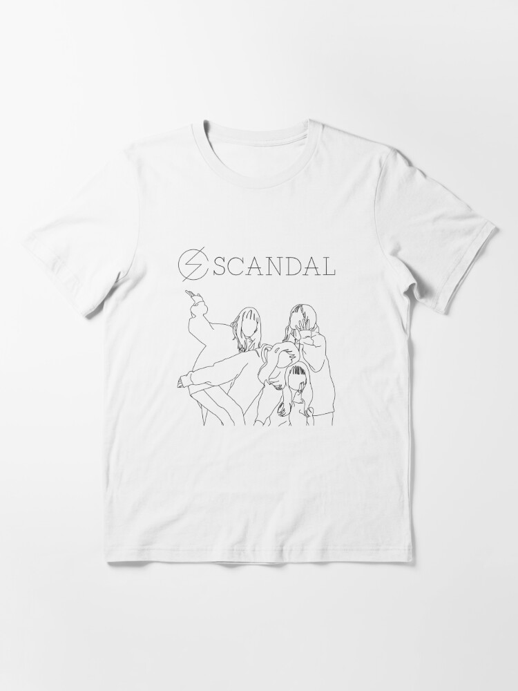 Scandal Japanese Band Line Art with Logo