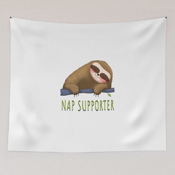 Item preview, sloth taking nap designed and sold by Verbiage24.