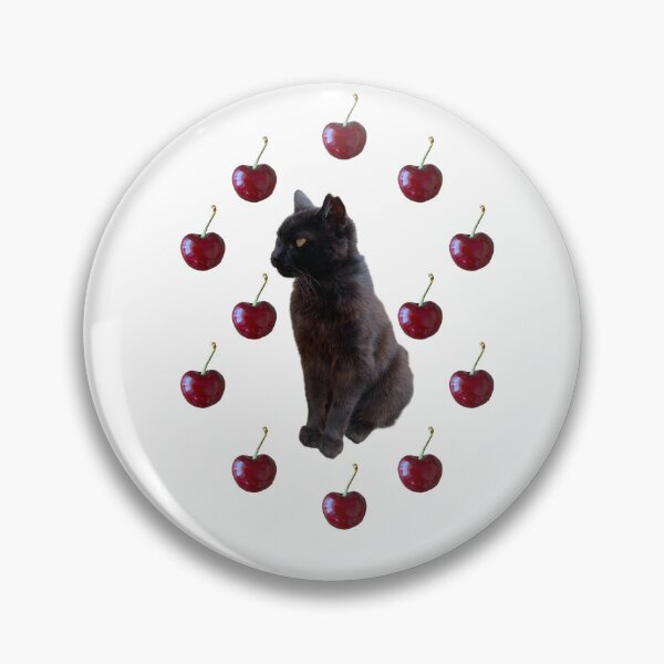 Item preview, The black cat - cherries designed and sold by boomantique.