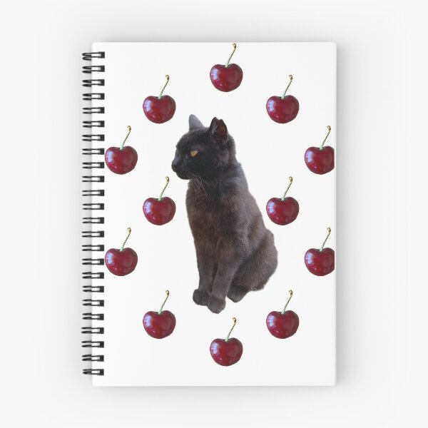 Item preview, The black cat - cherries designed and sold by boomantique.