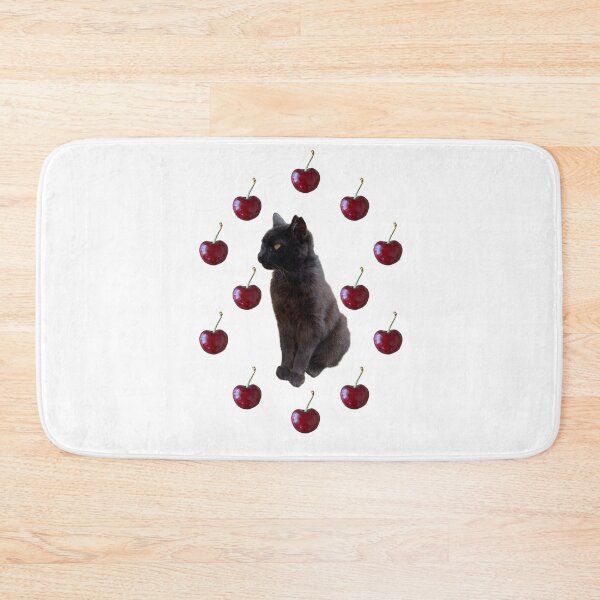 Item preview, The black cat - cherries designed and sold by boomantique.