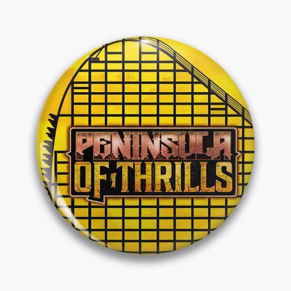 Item preview, Peninsula Of Thrills Pin - Golden designed and sold by PeninsulaOT.