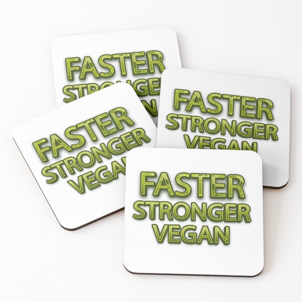 Item preview, faster stronger vegan designed and sold by designsmaster99.
