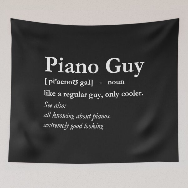 Item preview, Piano Guy Definition Musician Humor designed and sold by virnmjan.
