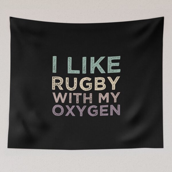 Item preview, I Like Rugby With My Oxygen designed and sold by medbdj.