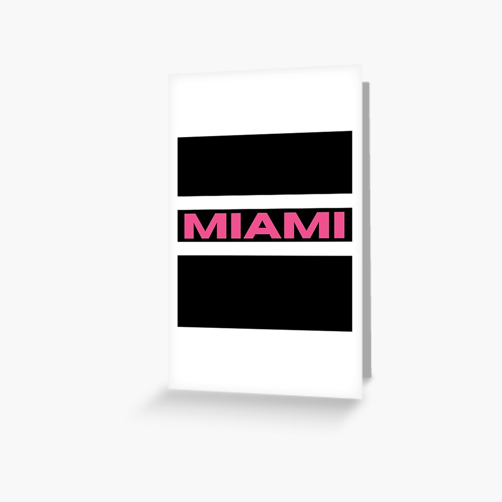 "Miami Football Team 2023" Greeting Card by PopUpStore Redbubble