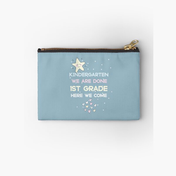 Item preview, Blue cute kindergarten we are done 1st grade here we come, star hearts for girls ans boys Grade ith designed and sold by KHELISTORE.