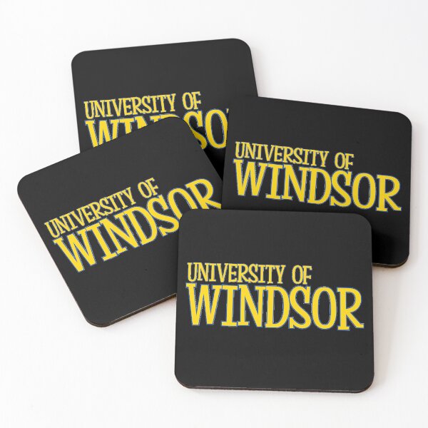 Item preview, Yellow Outline Retro University of Windsor Lettering designed and sold by jessicaleah15.