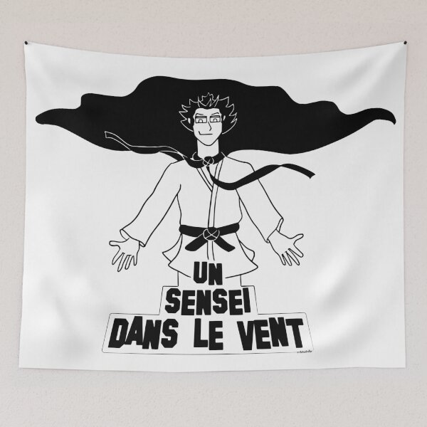 Item preview, Un sensei dans le vent designed and sold by E-Maniak.