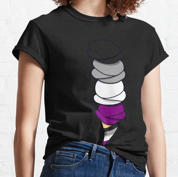 Asexual Ice Cream Cone Classic T-Shirt
