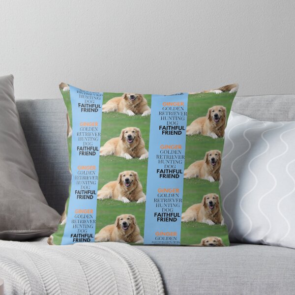 Item preview, Ginger Golden Retriever Hunting Dog Faithful Friend designed and sold by NelleD.