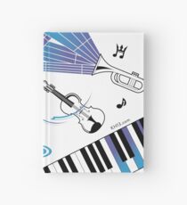 Cuaderno de tapa dura Notas musicales