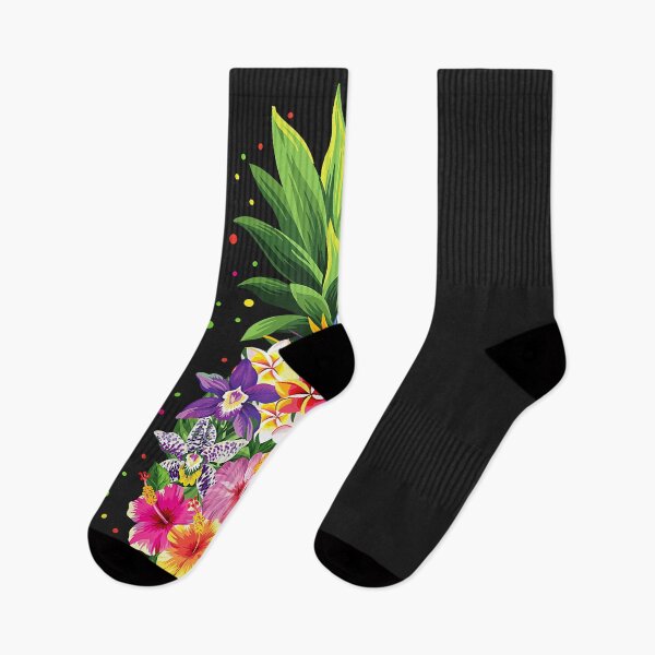 Artikelvorschau, Ananas-Blumen Aloha Hawaii Vintage hawaiische Blumenfrauen entworfen und verkauft von JeffreyMCombs.