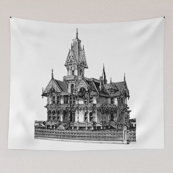 Item preview, Monochrome Black and white Castle designed and sold by imhae.