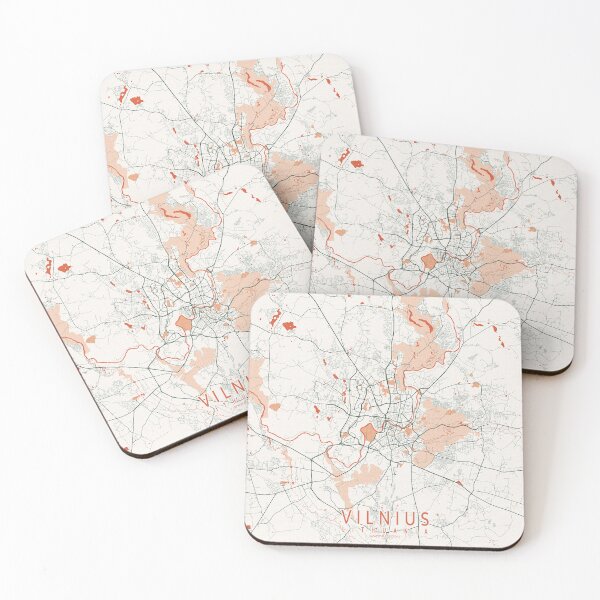 Item preview, Vilnius City Map of Lithuania - Bohemian designed and sold by deMAP.