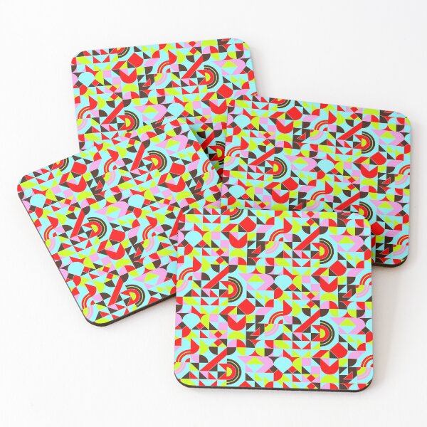 Item preview, geometric colorful patterns conceptual Art - Abstract Neo Geo graphic design designed and sold by Design Repo.
