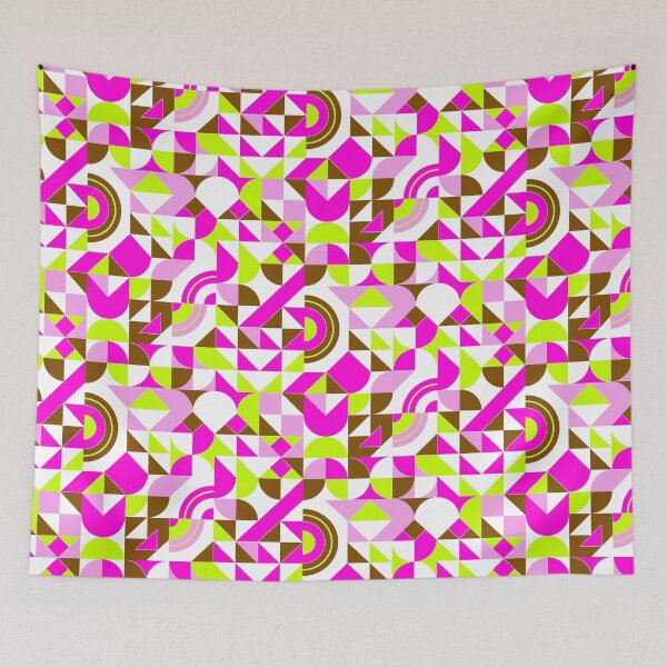 Item preview, geometric colorful patterns conceptual Art - Abstract Neo Geo graphic design designed and sold by Design Repo.