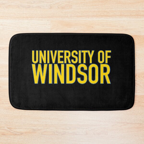 Item preview, Yellow and Blue Retro University of Windsor Lettering designed and sold by jessicaleah15.