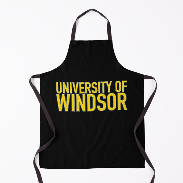 Item preview, Yellow and Blue Retro University of Windsor Lettering designed and sold by jessicaleah15.