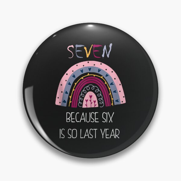 Item preview, Seven Because Six Is So Last Year 7 Birthday Gifts Rainbow Tank Top Copy designed and sold by virnmjan.
