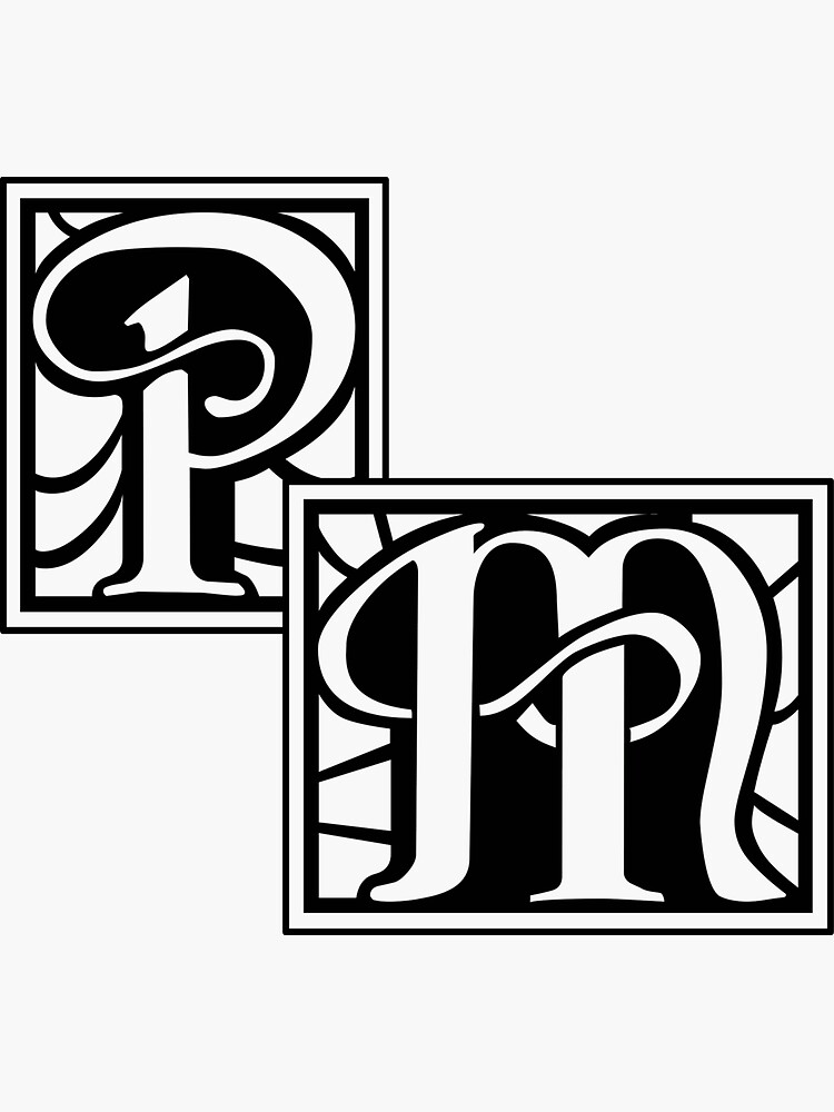 Aperçu 3 sur 3. Sticker avec l'œuvre Passion Médiévistes - logo compact créée et vendue par PMedievistes.