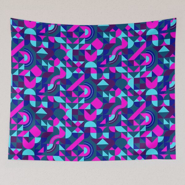 Item preview, geometric colorful patterns conceptual Art - Abstract Neo Geo graphic design designed and sold by Design Repo.