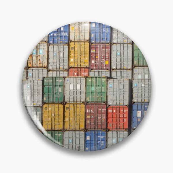 Item preview, Containers on  ship at Felixstowe docks Suffolk  England designed and sold by Umdash919.