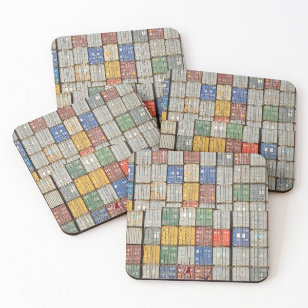 Item preview, Containers on  ship at Felixstowe docks Suffolk  England designed and sold by Umdash919.