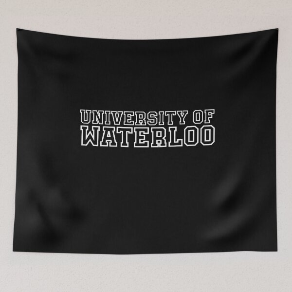 Item preview, Outline White University of Waterloo Retro Varsity Lettering designed and sold by jessicaleah15.