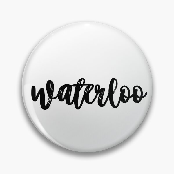 Item preview, Black Cursive University of Waterloo Retro Varsity Lettering designed and sold by jessicaleah15.
