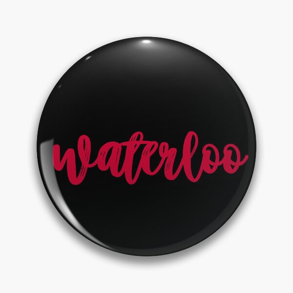 Item preview, Red Cursive University of Waterloo Retro Varsity Lettering designed and sold by jessicaleah15.