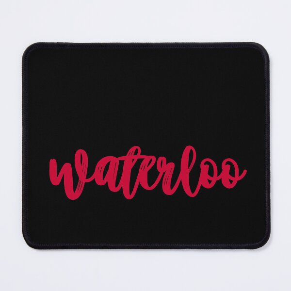 Item preview, Red Cursive University of Waterloo Retro Varsity Lettering designed and sold by jessicaleah15.