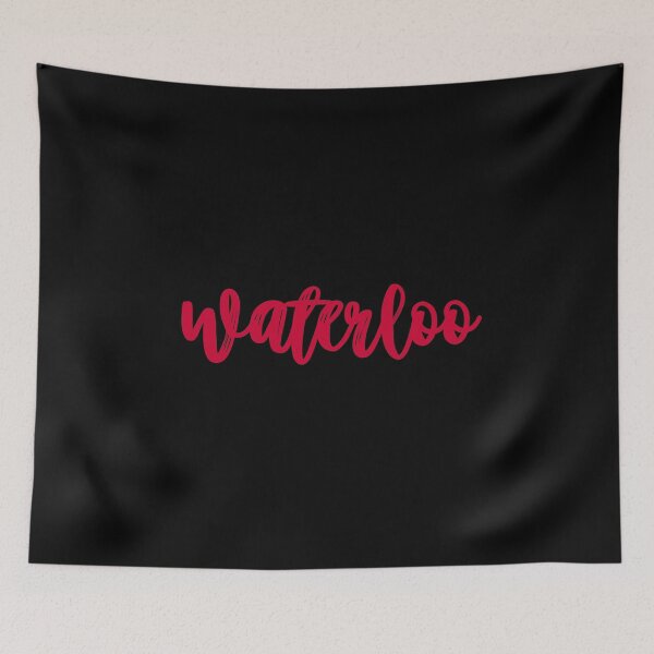 Item preview, Red Cursive University of Waterloo Retro Varsity Lettering designed and sold by jessicaleah15.