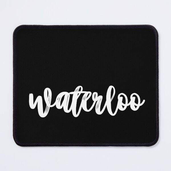 Item preview, White Cursive University of Waterloo Retro Varsity Lettering designed and sold by jessicaleah15.