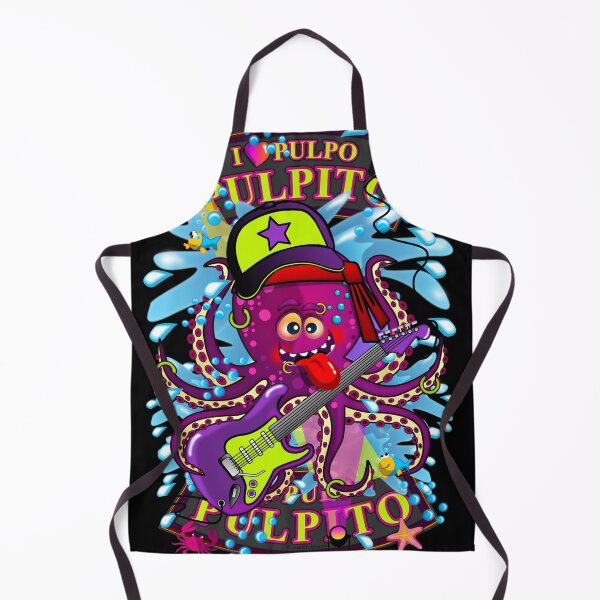 Item preview, Octopus playing electric guitar designed and sold by simonsitos.