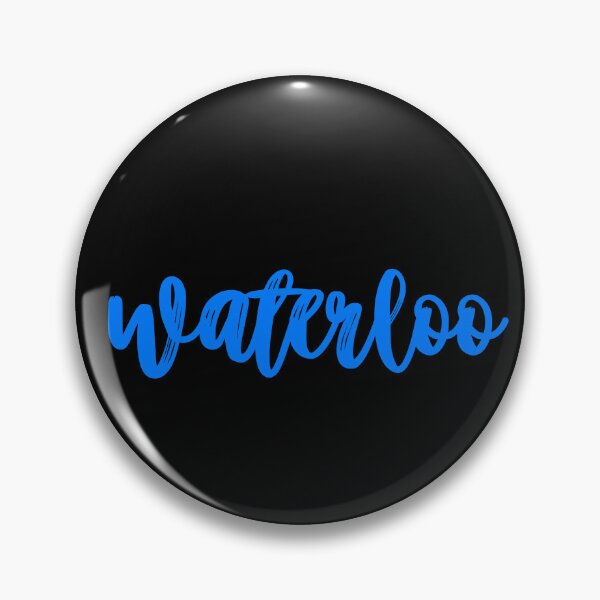 Item preview, Blue Cursive University of Waterloo Retro Varsity Lettering designed and sold by jessicaleah15.