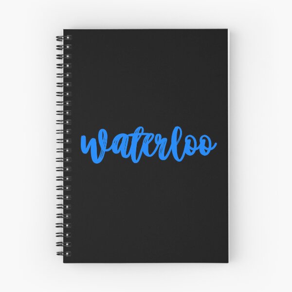 Item preview, Blue Cursive University of Waterloo Retro Varsity Lettering designed and sold by jessicaleah15.