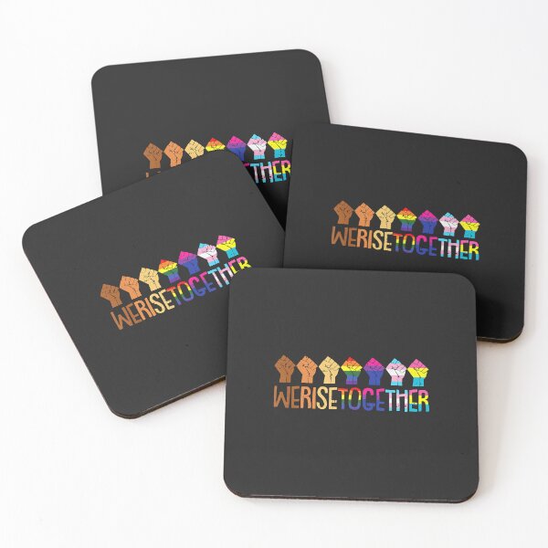 Item preview, We Rise Together LGBT Q Pride Social Justice Equality Ally T designed and sold by virnmjan.