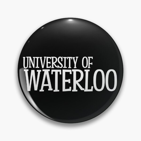 Item preview, White University of Waterloo Retro Varsity Lettering designed and sold by jessicaleah15.