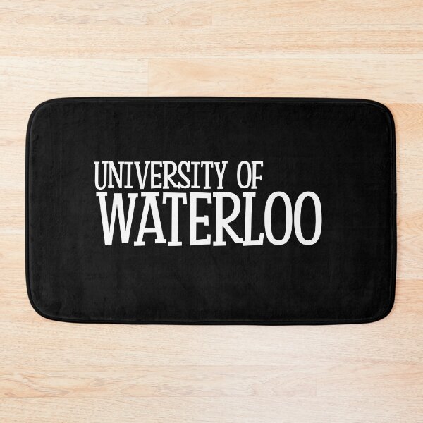 Item preview, White University of Waterloo Retro Varsity Lettering designed and sold by jessicaleah15.