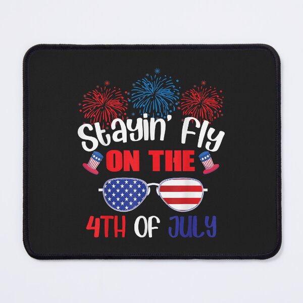 Item preview, Staying Fly On The Fourth Of July Shirt Merica Sunglasses designed and sold by JeffreyMCombs.