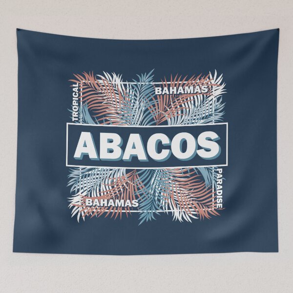 Item preview, Abacos Bahamas Tropical Summer Palm Leaves Design designed and sold by CynthiaGraphics.