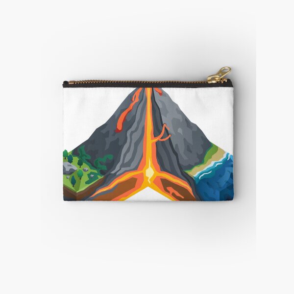 Item preview, Isometric volcano cross-section  designed and sold by FancyBear.