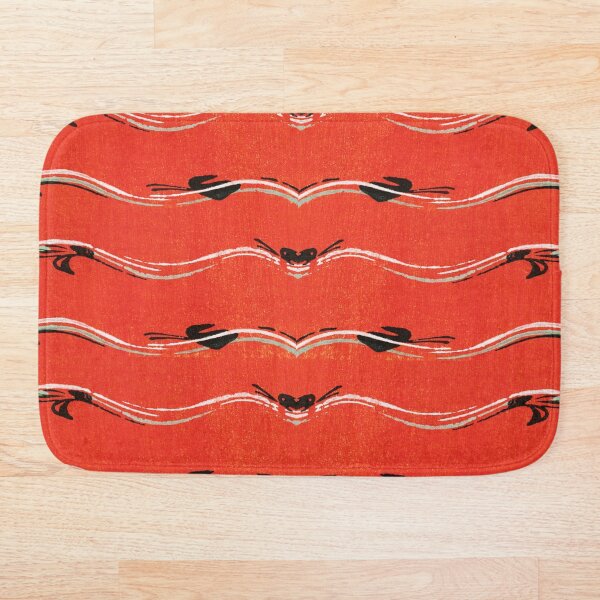 Item preview, Orange Japanese Woodblock Print by Furuya Korin designed and sold by sunnyartgarden.