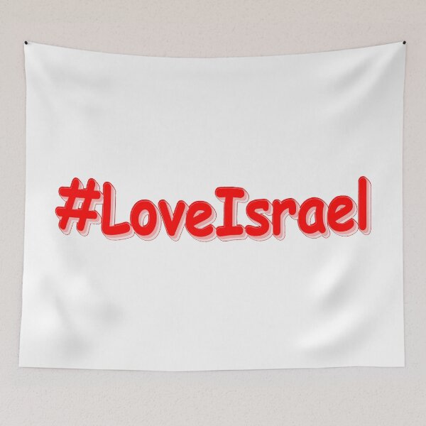 Item preview, "#LoveIsrael" Cute Design. Buy Now designed and sold by Health And Fitness Posts e-Store.