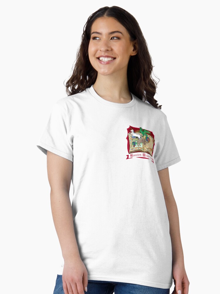 Aperçu 1 sur 7. T-shirt classique avec l'œuvre Passion Médiévistes - épisode 23 créée et vendue par PMedievistes.