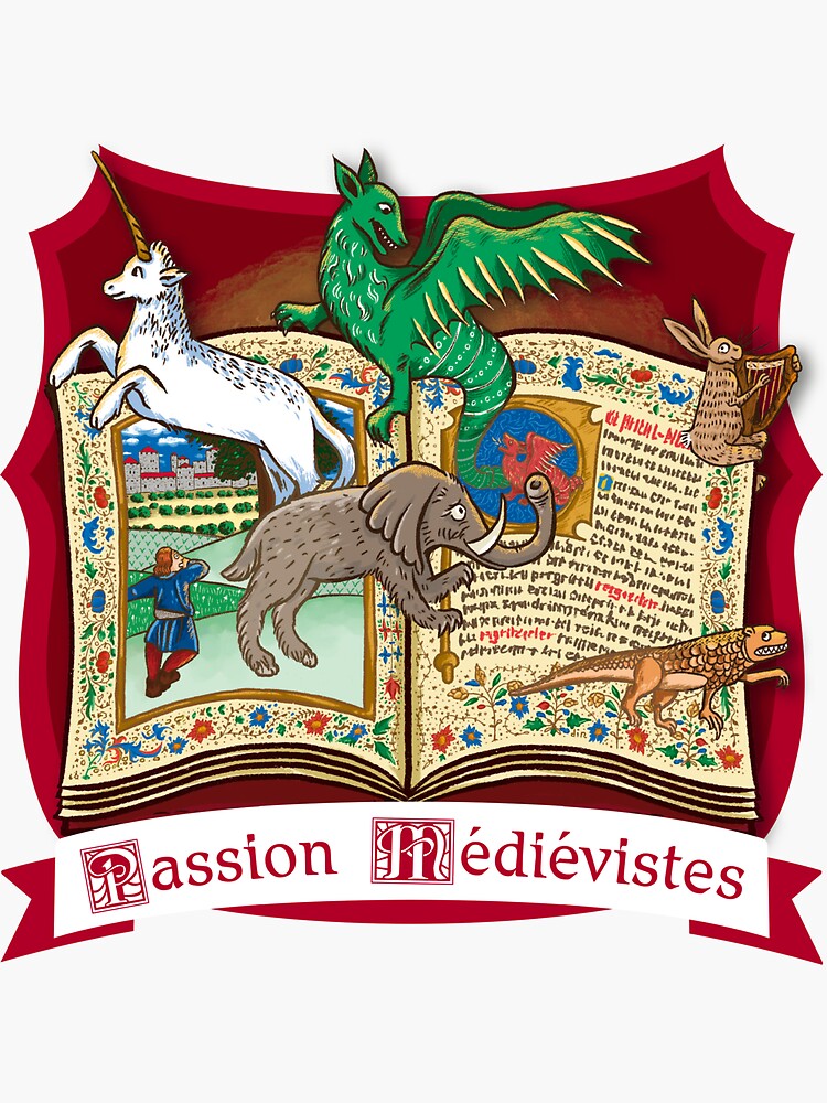 Thumbnail 3 of 3, Sticker, Passion Medievalists - episode 23 designed and sold by PMedievistes.