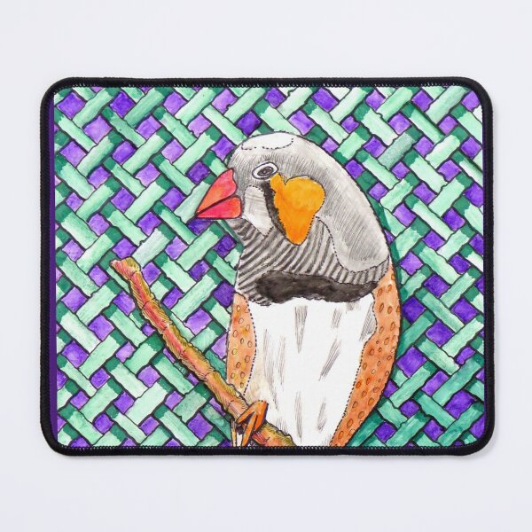 Item preview, 644 - ZEBRA FINCH - DAVE EDWARDS - WATERCOLOUR - 2022 designed and sold by BLYTHART.