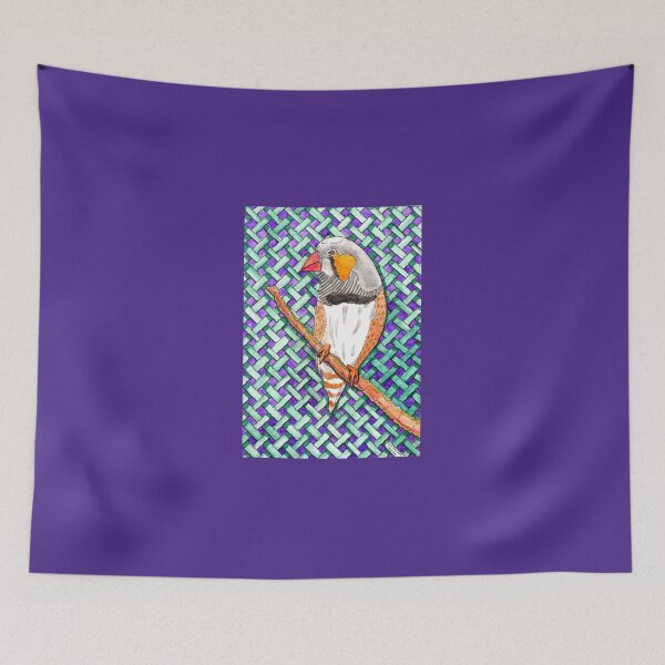 Item preview, 644 - ZEBRA FINCH - DAVE EDWARDS - WATERCOLOUR - 2022 designed and sold by BLYTHART.