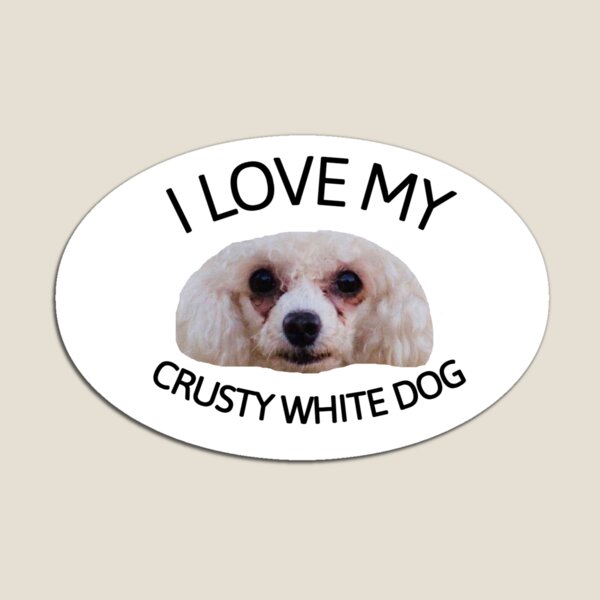 Item preview, Crusty White Dog designed and sold by TheFemUrge.